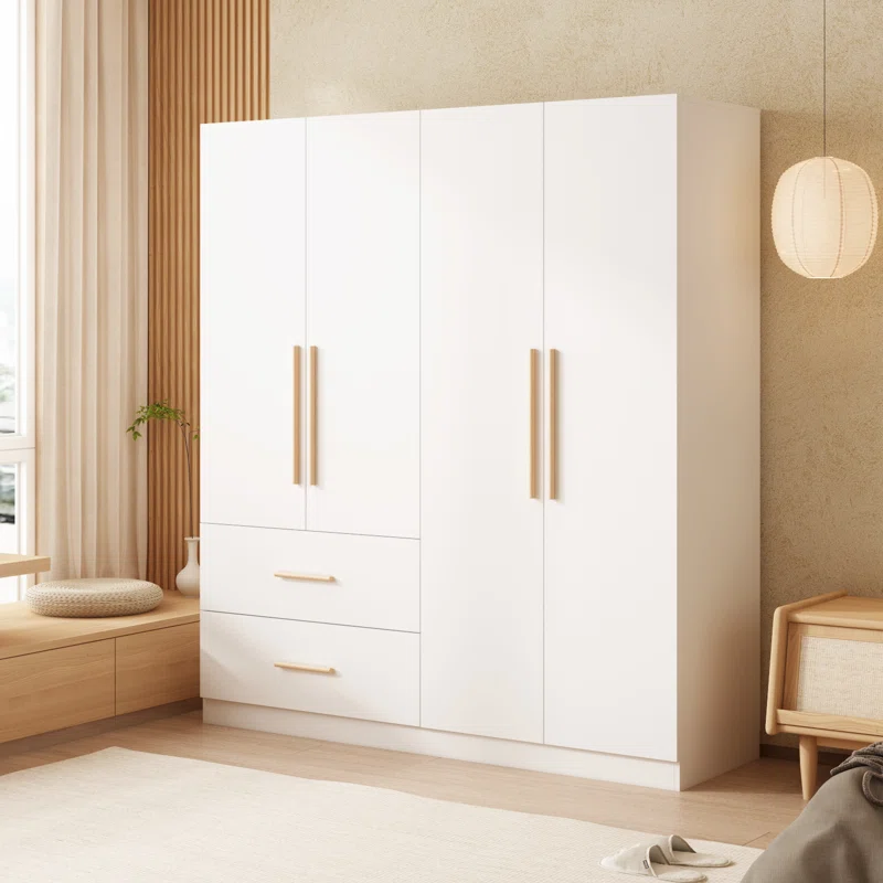 Burgais 3 Door Wardrobe