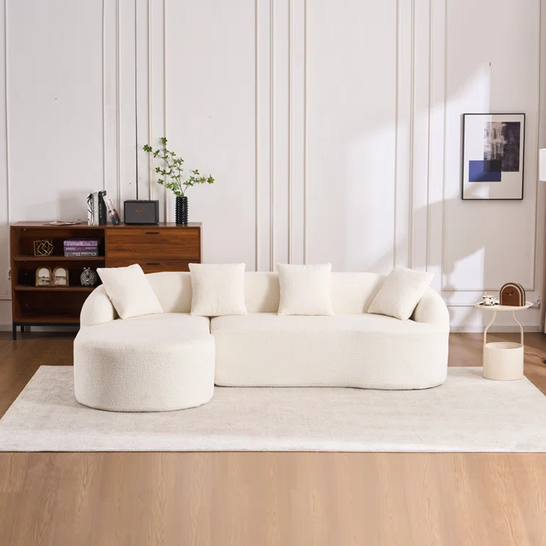 Chumenti Curved L-Shape Sofa